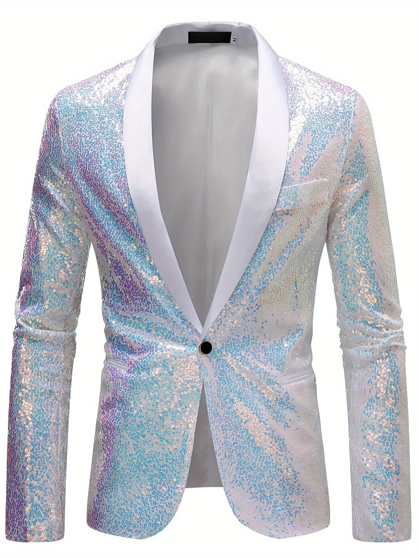 Blazer Pailleté Élégance Homme