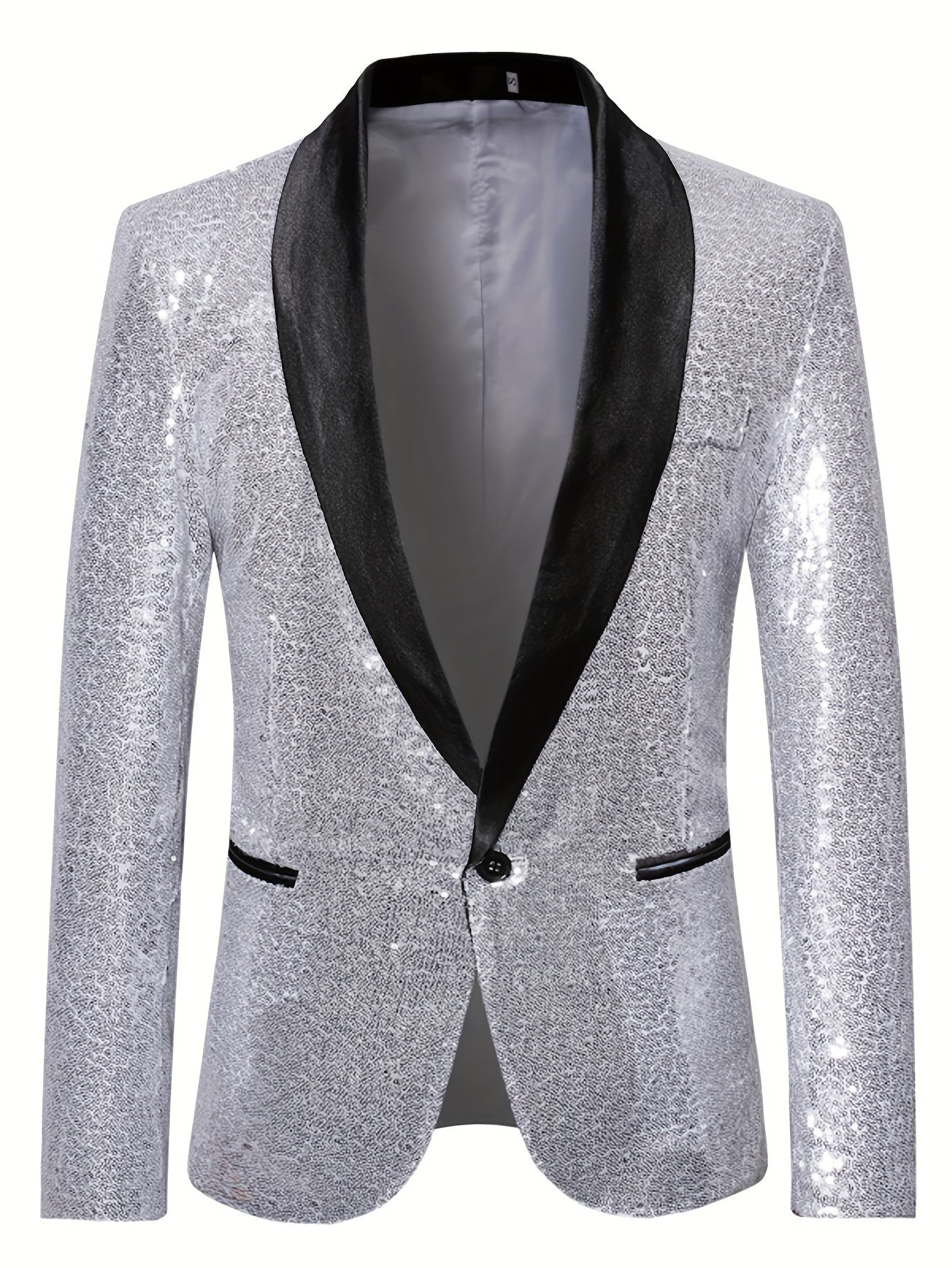 Blazer Pailleté Élégance Homme