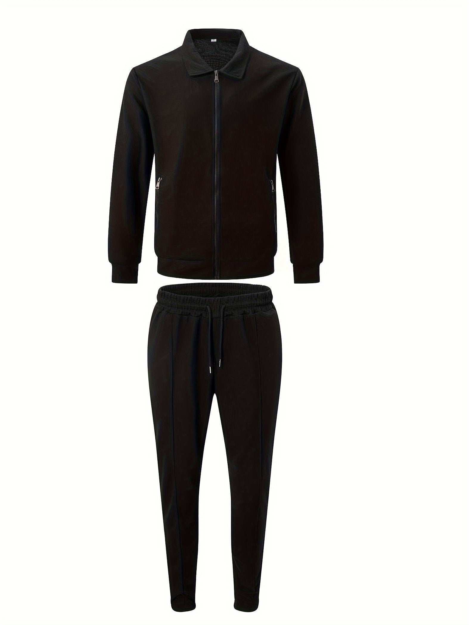 Ensemble de Sport Classique Homme en Tissu Nid d'Abeille