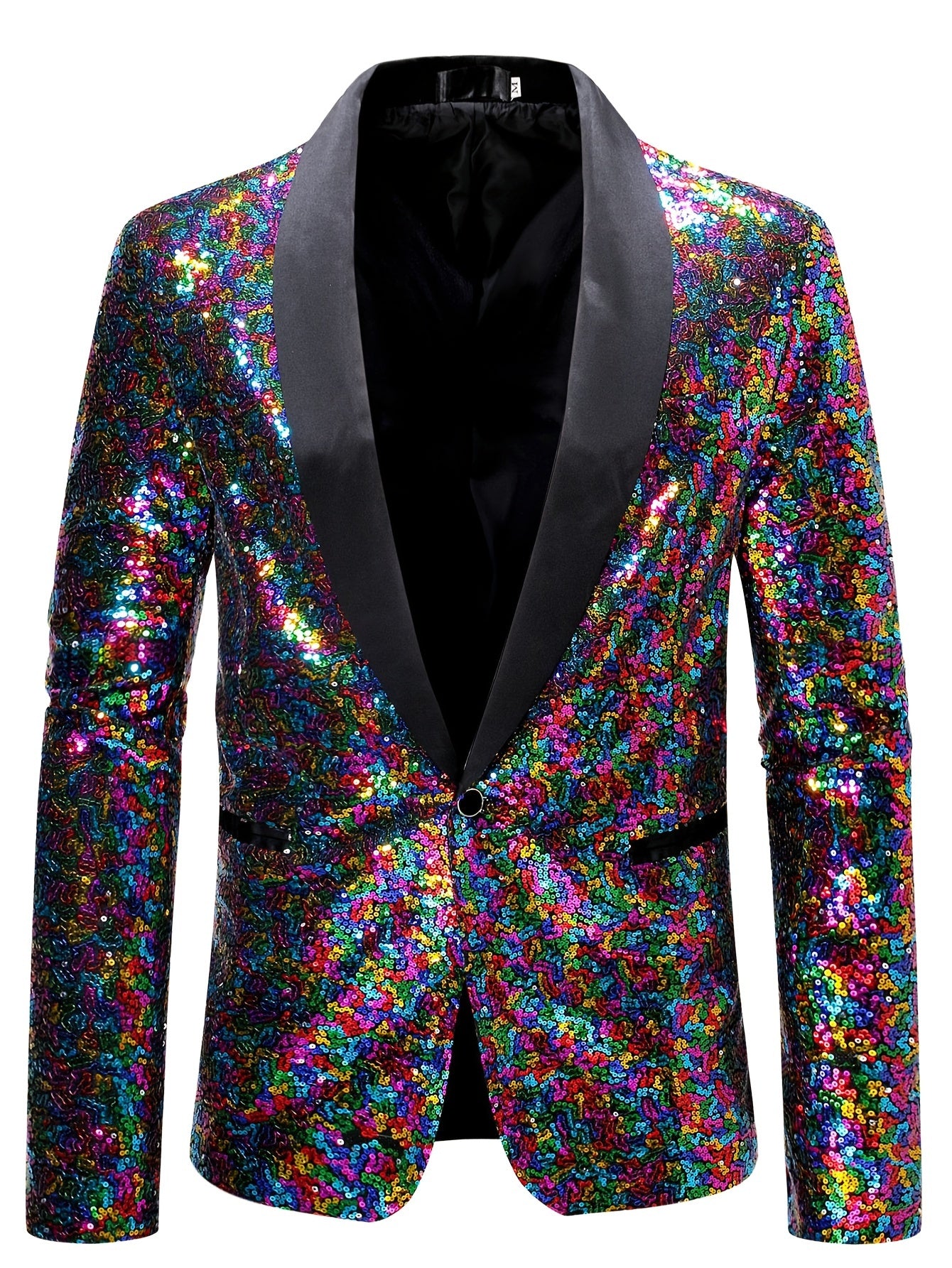 Blazer Pailleté Élégance Homme