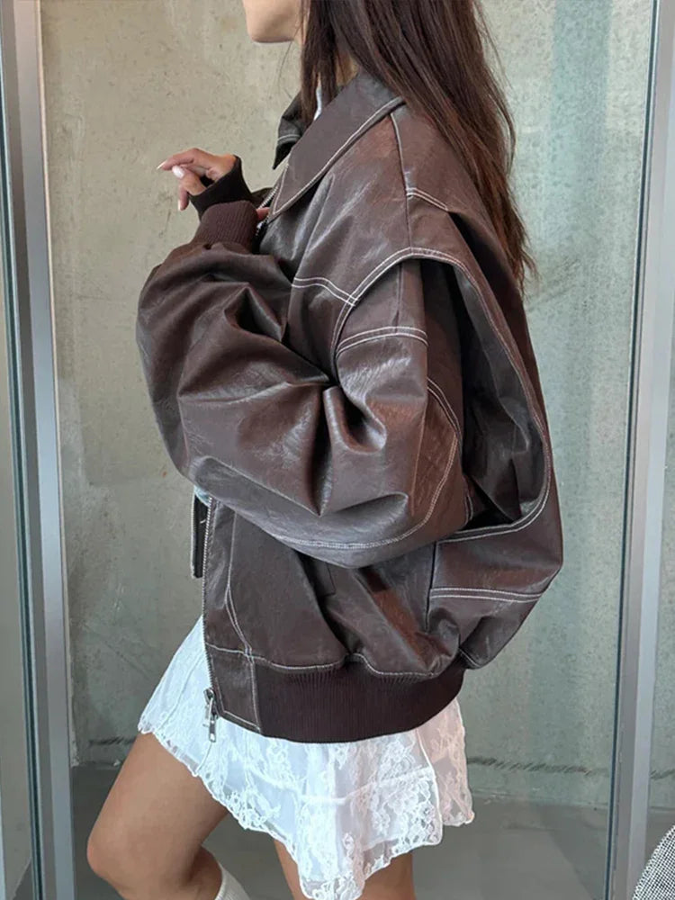 Blouson en cuir