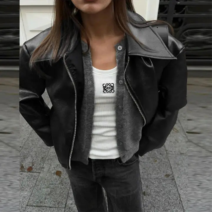 Blouson en cuir