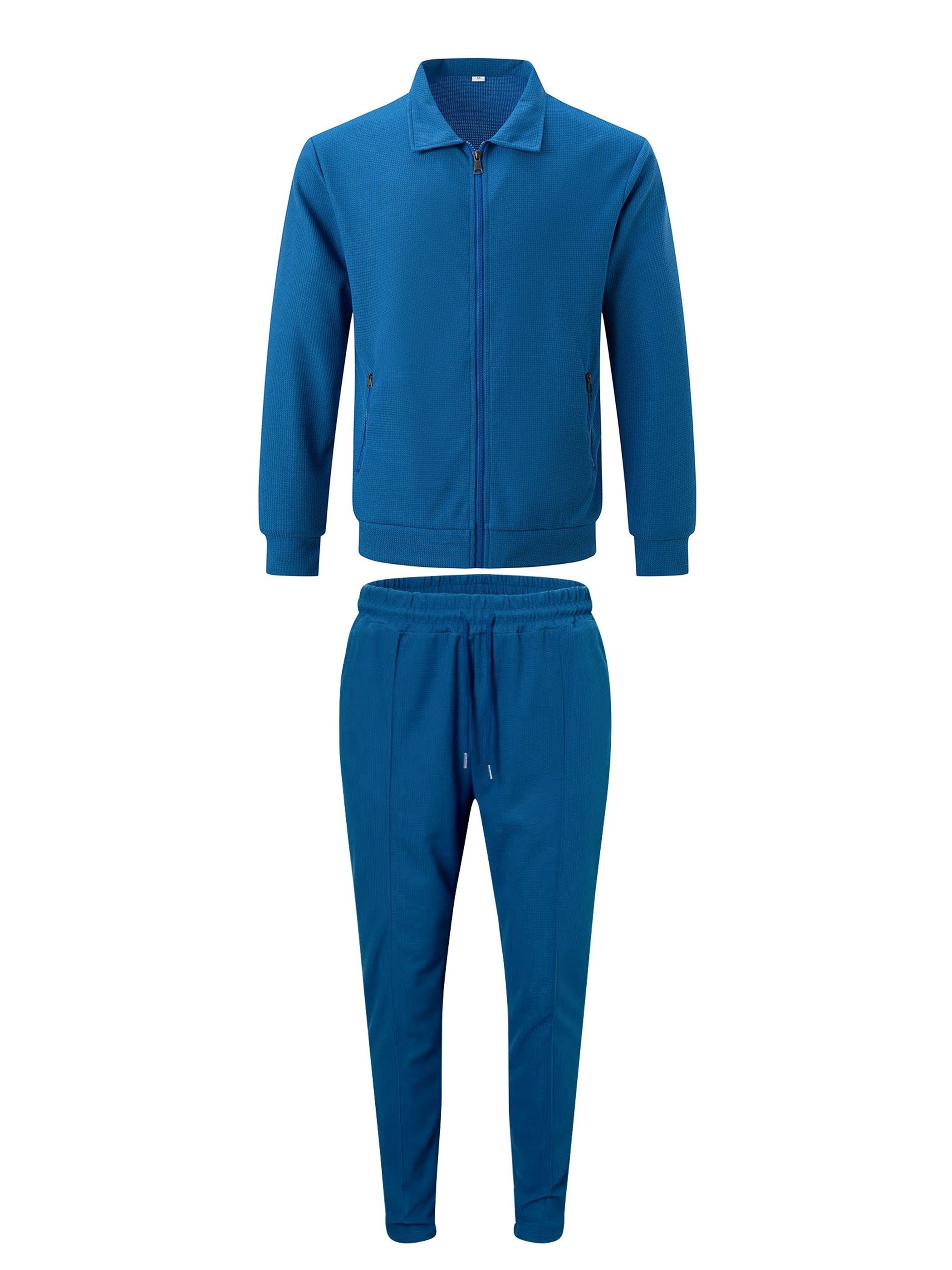 Ensemble de Sport Classique Homme en Tissu Nid d'Abeille